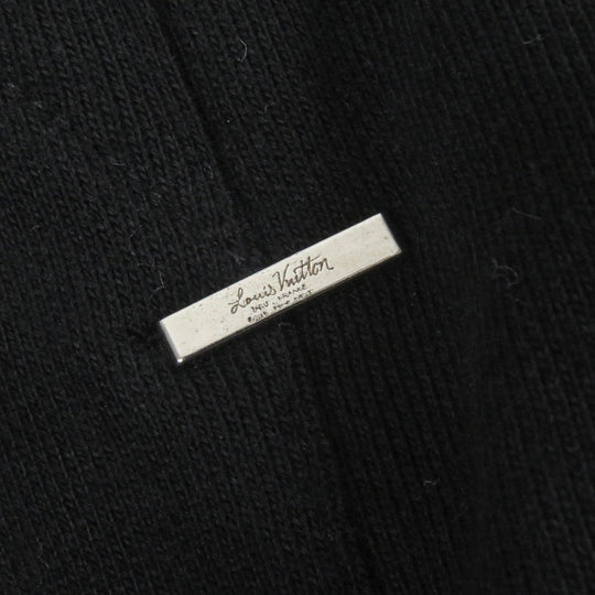 LOUIS VUITTON Hoodie Main: 100% cotton black mens M Used Authentic