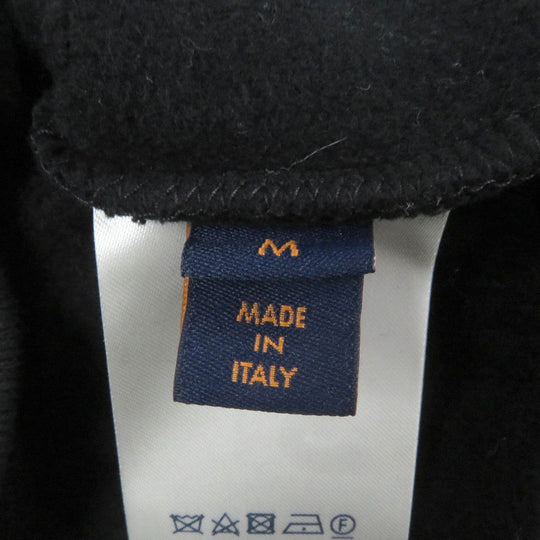 LOUIS VUITTON Hoodie Main: 100% cotton black mens M Used Authentic