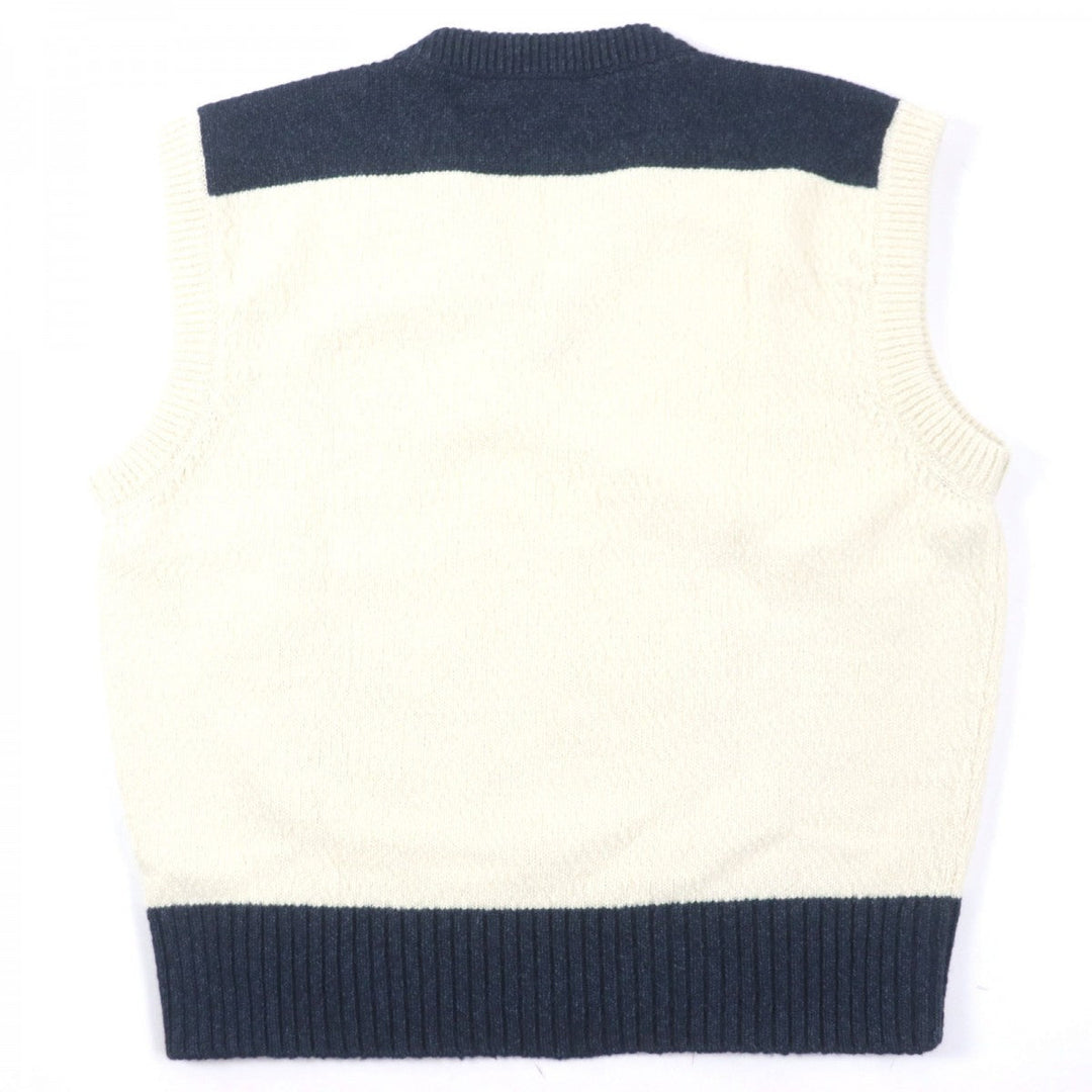 Dior Best 393M654AT657 Main: 45% wool, Main: 42% cotton, Main: 13% alpaca, Part: 100% polyester, Part: 100% rayon Ivory navy mens XXL Used Authentic