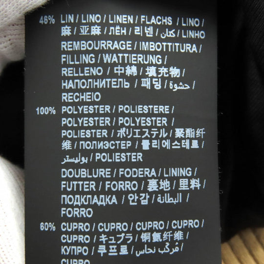 SAINT LAURENT PARIS Stajan 643883 Outer: 54% rayon, Outer: 46% linen, Part: 42% acrylic, Part: 42% wool, Part: 10% nylon, Filling: 100% polyester, Lining: 60% cupra, 40% cotton, Lining pocket: 100% cotton Gold black Teddy mens 46 Used Authentic