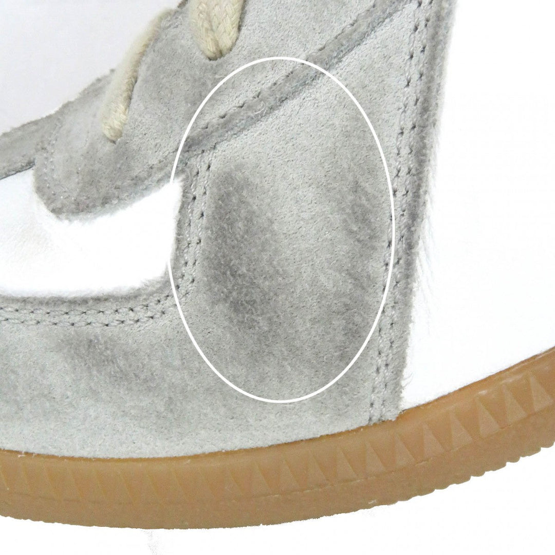 Maison Margiela High cut sneakers S37WS0397 Main: suede leather, Main: leather gray mens 39 Used Authentic