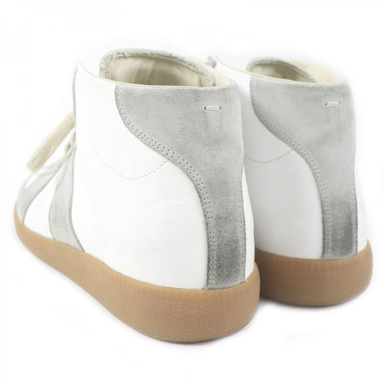 Maison Margiela High cut sneakers S37WS0397 Main: suede leather, Main: leather gray mens 39 Used Authentic