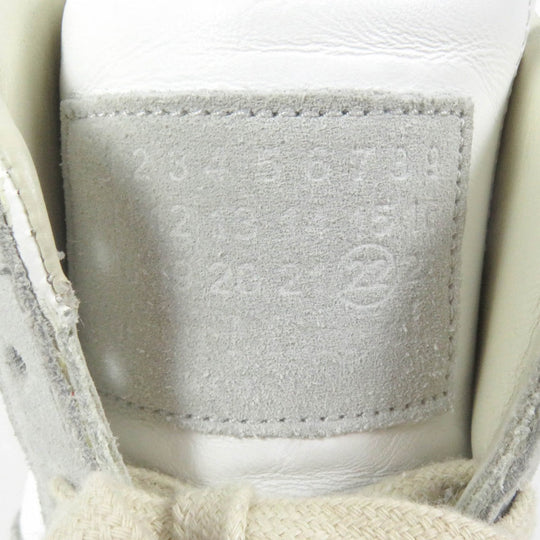 Maison Margiela High cut sneakers S37WS0397 Main: suede leather, Main: leather gray mens 39 Used Authentic