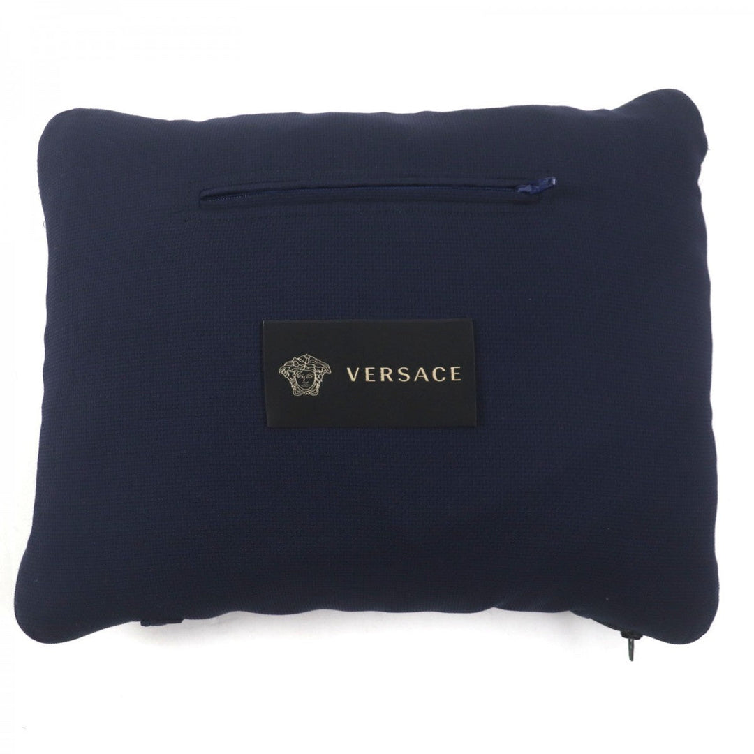 VERSACE Stainless collar coat Outer material: 70% wool, Outer material: 28% cotton, Outer material: 2% polyurethane, Lining: 100% cupra Navy mens 54 Used Authentic