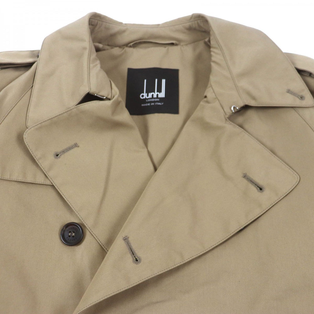 Dunhill trench coat cotton beige
