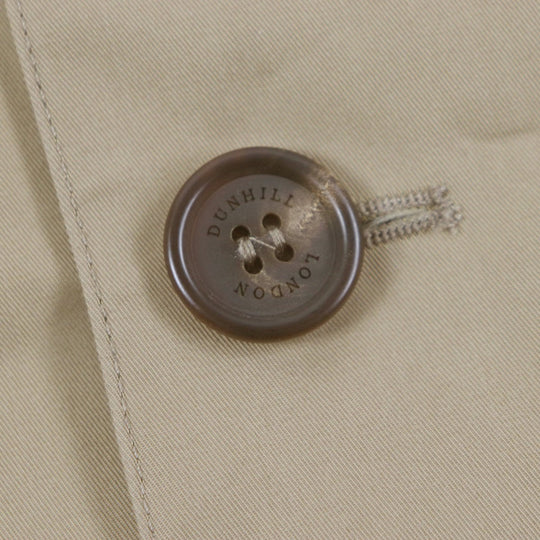 Dunhill trench coat cotton beige