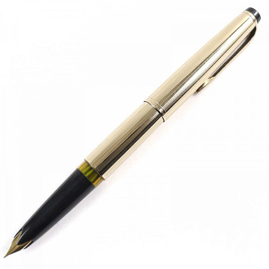 MONTBLANC fountain pen Gold plated, 18k Gold type Meisterstck No.82 mens Used Authentic
