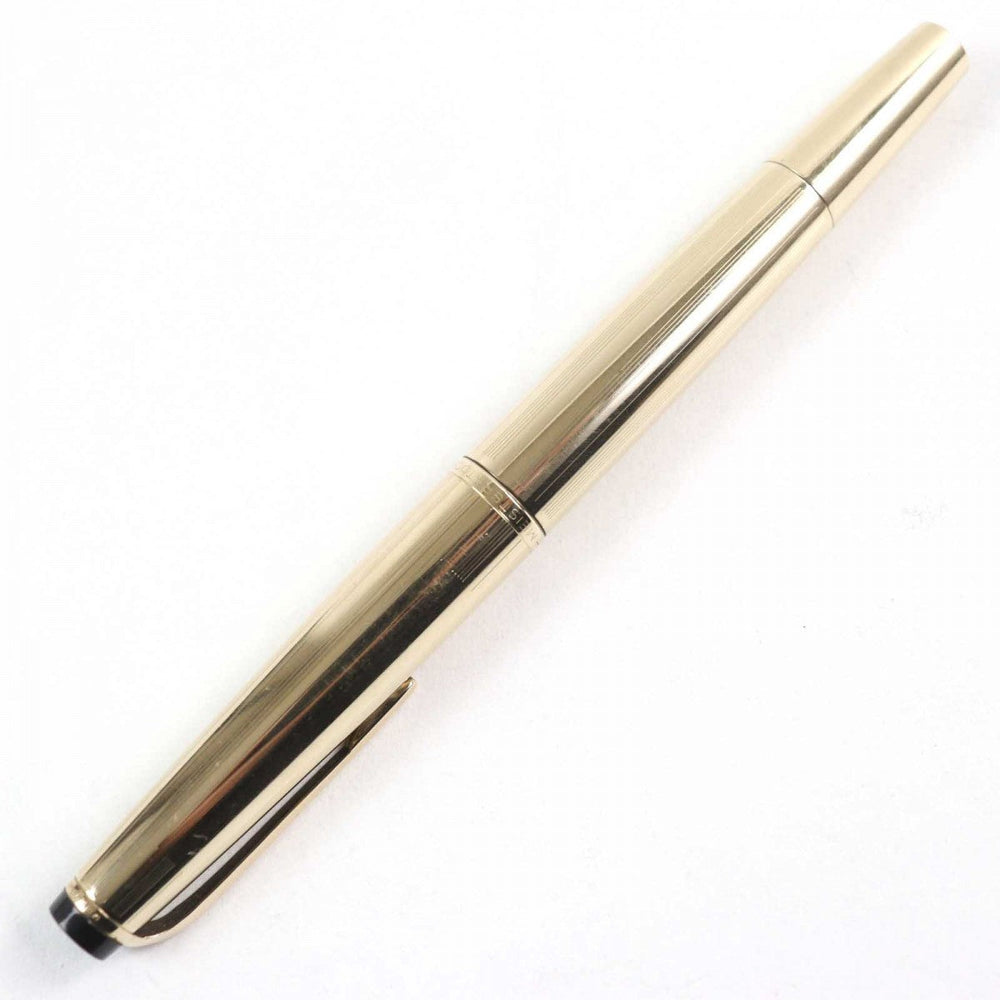 MONTBLANC fountain pen Gold plated, 18k Gold type Meisterstck No.82 mens Used Authentic