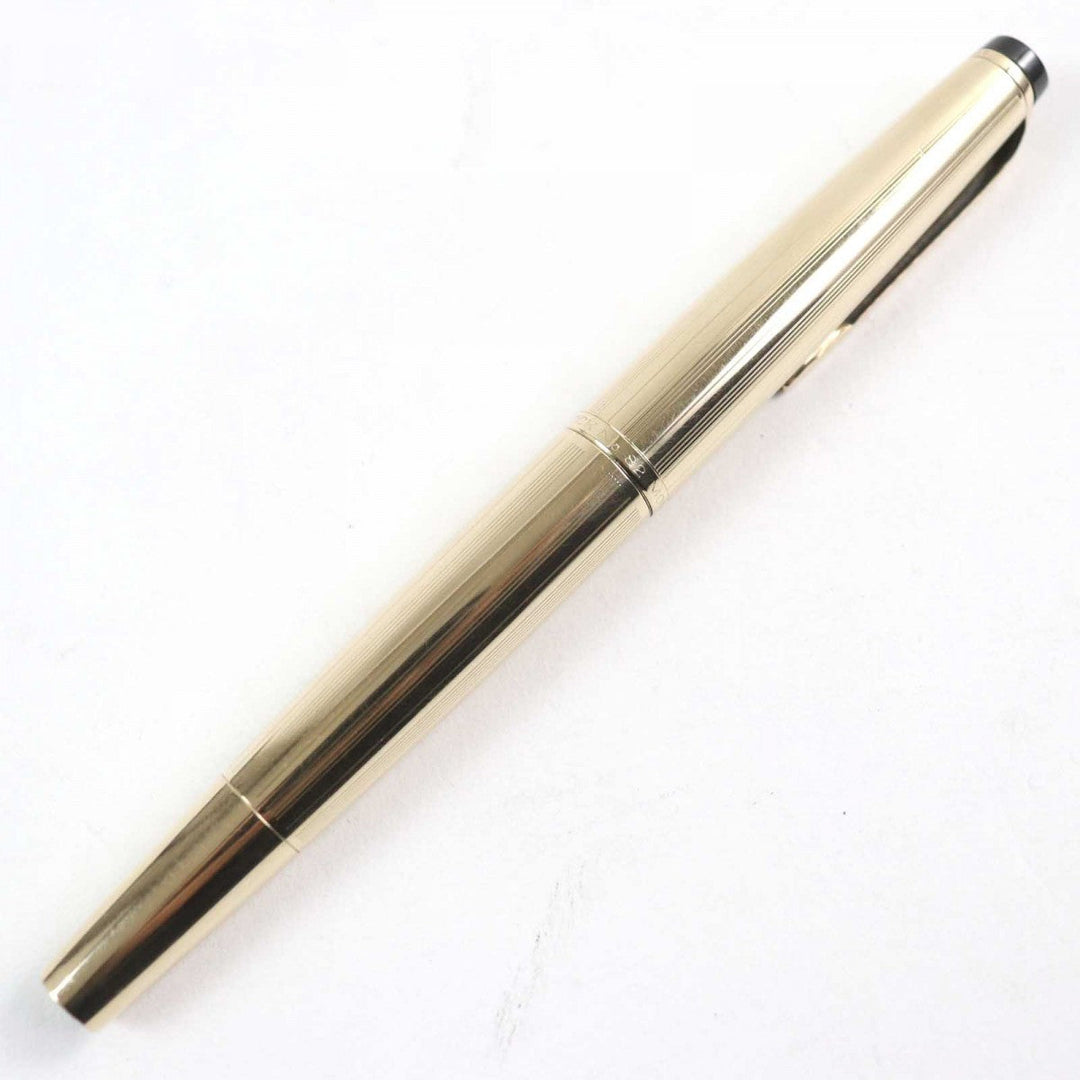 MONTBLANC fountain pen Gold plated, 18k Gold type Meisterstck No.82 mens Used Authentic