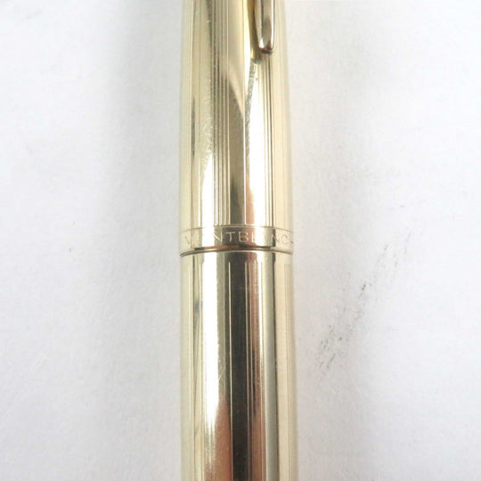 MONTBLANC fountain pen Gold plated, 18k Gold type Meisterstck No.82 mens Used Authentic