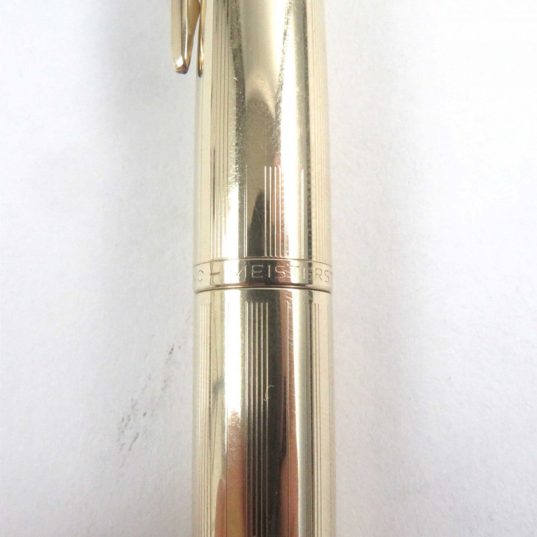 MONTBLANC fountain pen Gold plated, 18k Gold type Meisterstck No.82 mens Used Authentic
