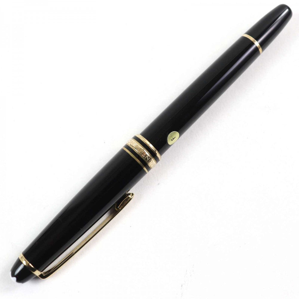 MONTBLANC fountain pen Pen point: 14K Black gold Meisterstck Classic mens Used Authentic
