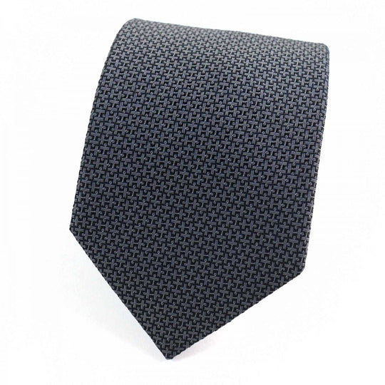 HERMES tie 659229T Main: 100% silk Navy type all-over pattern mens Used Authentic