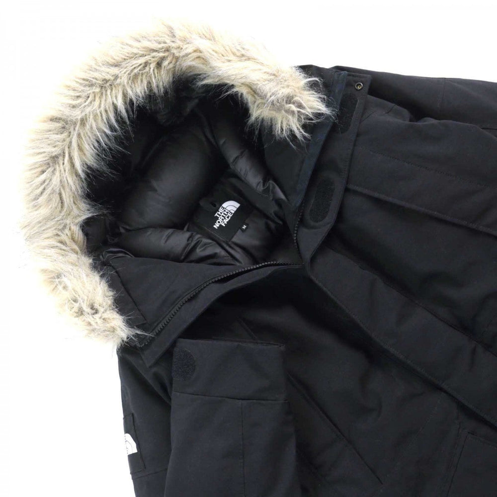 THE NORTH FACE Down jacket ND92238 Outer: 100% nylon, Filling: 72% down, Filling: 20% rayon, Filling: 8% feather, Lining: 100% polyester, Fur: 80% polyester, 20% modacrylic black Antarctica Parka mens M Used Authentic