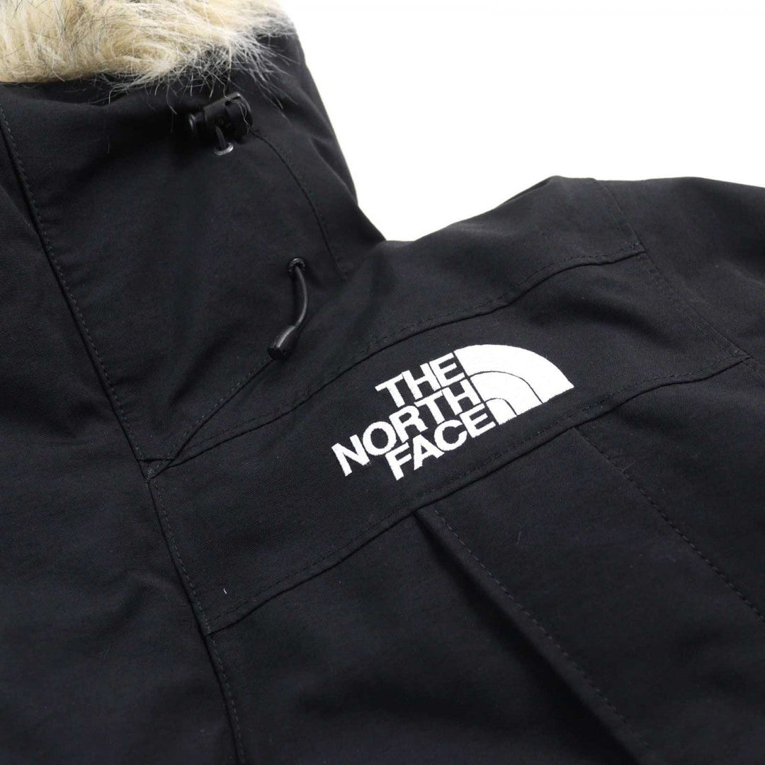 THE NORTH FACE Down jacket ND92238 Outer: 100% nylon, Filling: 72% down, Filling: 20% rayon, Filling: 8% feather, Lining: 100% polyester, Fur: 80% polyester, 20% modacrylic black Antarctica Parka mens M Used Authentic