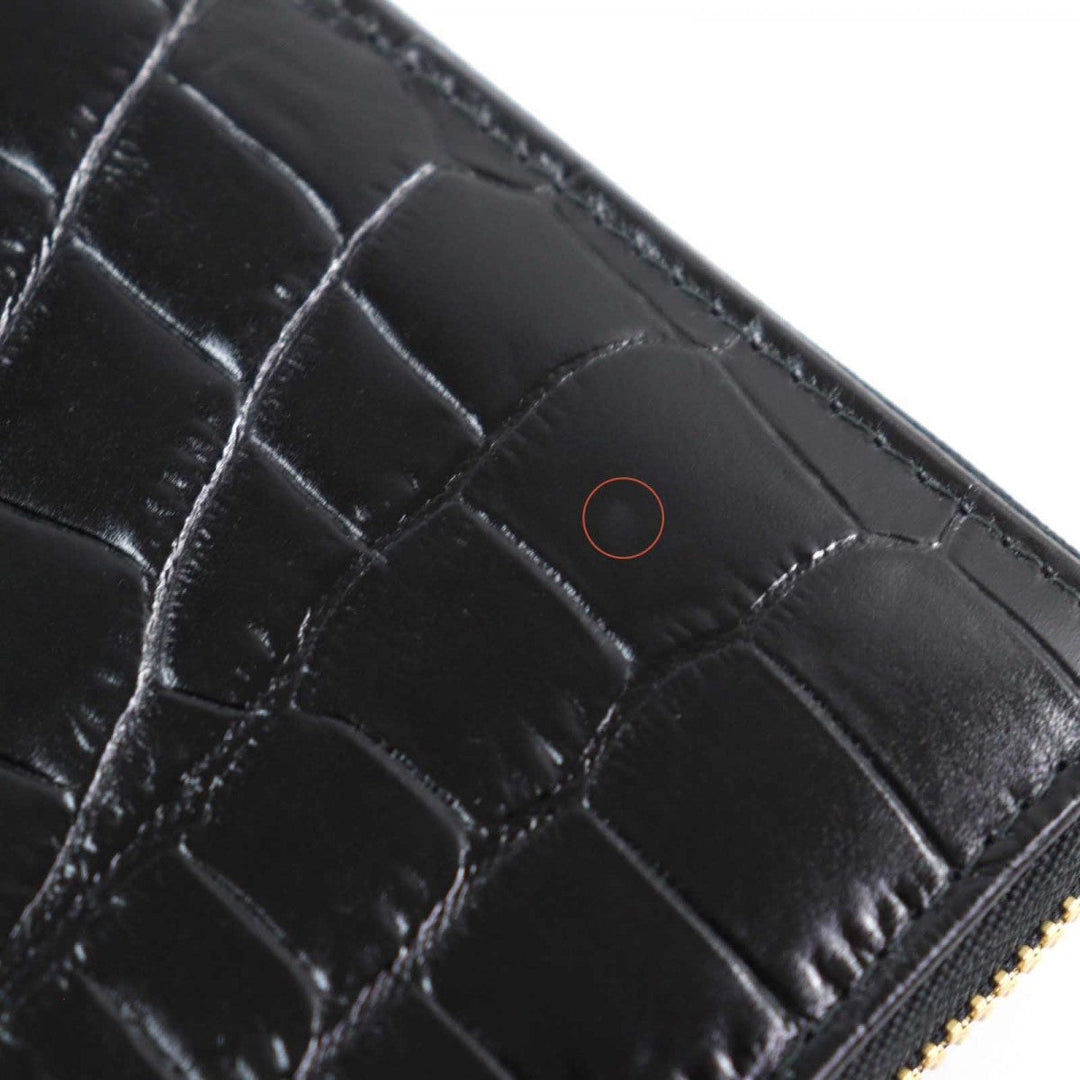 Ettinger Long Wallet Purse CC 2051EJ Main: Leather black mens Used Authentic