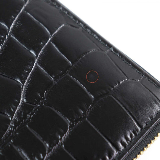 Ettinger Long Wallet Purse CC 2051EJ Main: Leather black mens Used Authentic