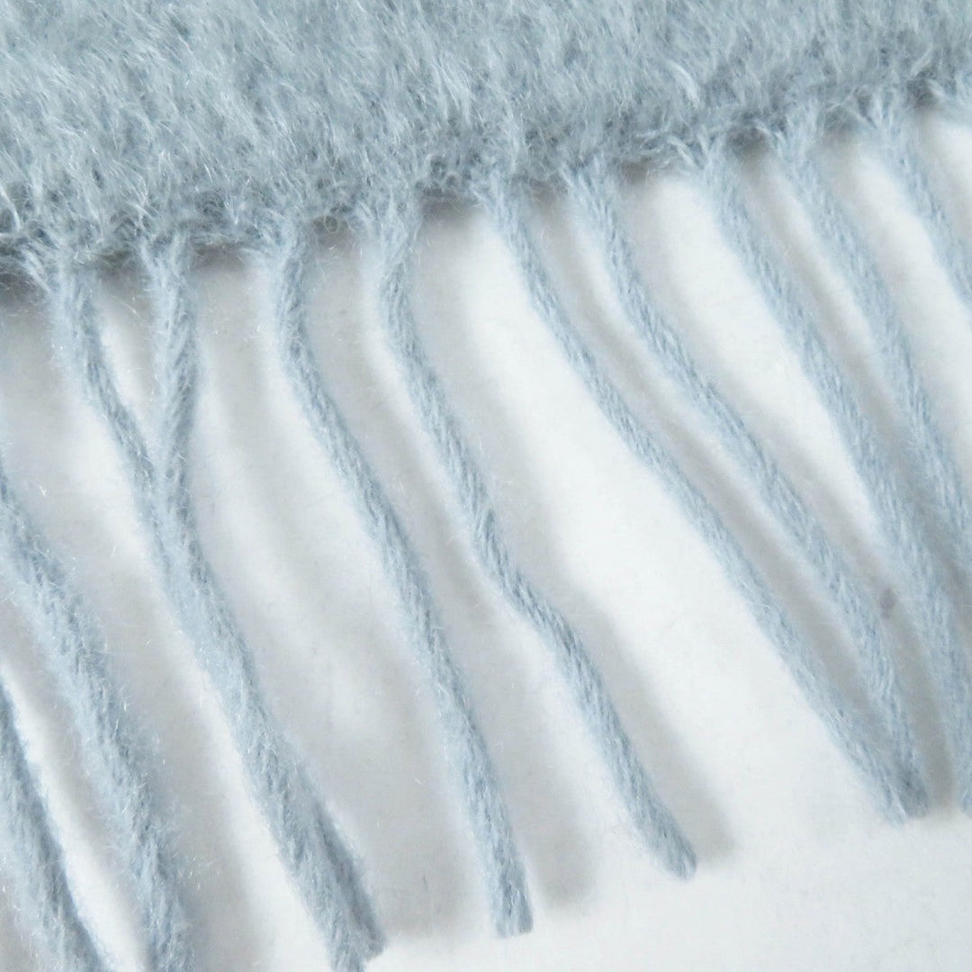 LOEWE Scarf Main: 50% mohair, Main: 48% wool, Main: 2% nylon gray Women Used Authentic
