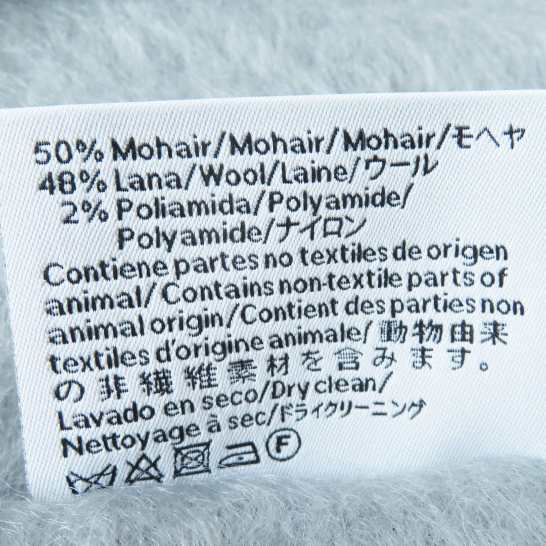 LOEWE Scarf Main: 50% mohair, Main: 48% wool, Main: 2% nylon gray Women Used Authentic