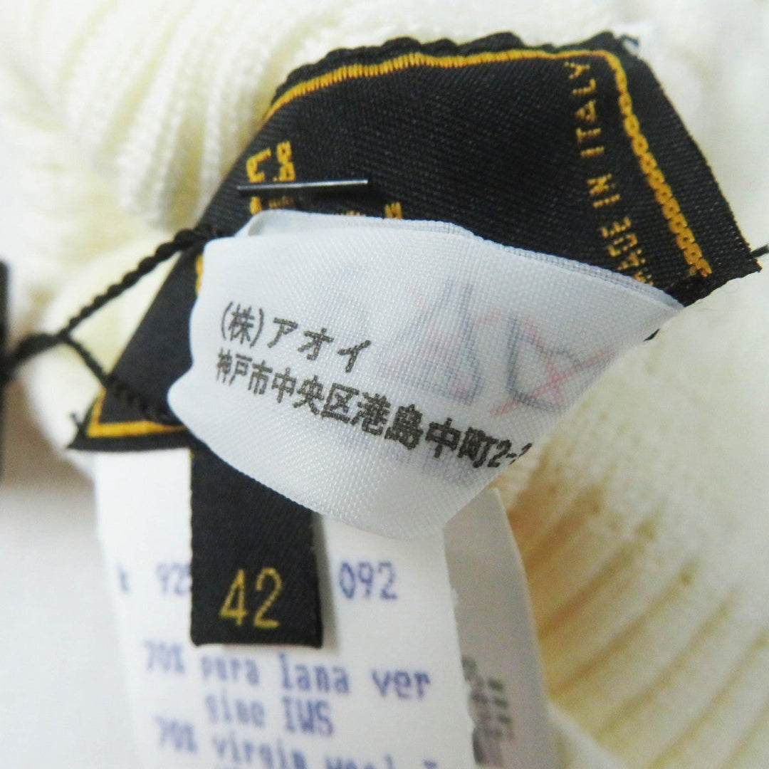 FENDI gloves 00018401 Main: 90% wool, Main: 8% nylon, Main: 2% polyurethane Ivory Women 42 Used Authentic