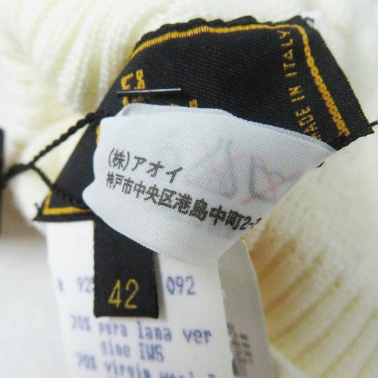 FENDI gloves 00018401 Main: 90% wool, Main: 8% nylon, Main: 2% polyurethane Ivory Women 42 Used Authentic