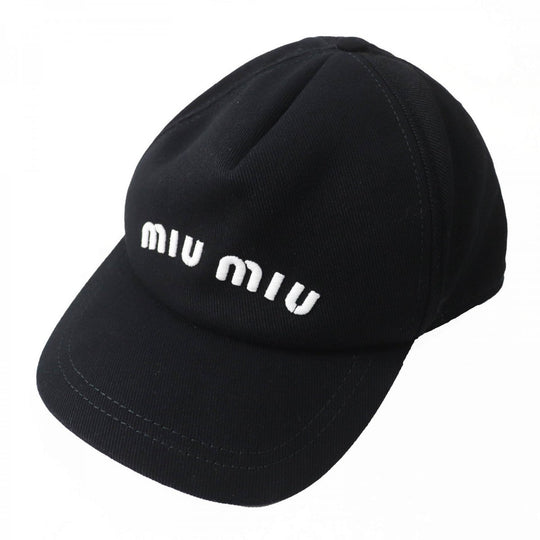 MIUMIU cap 5HC179 cotton black M
