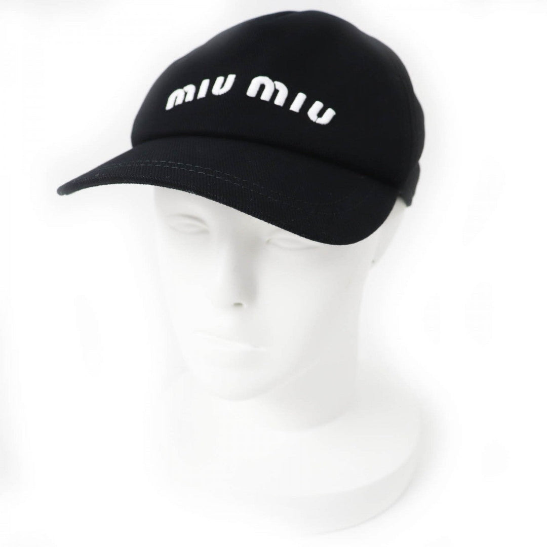 MIUMIU cap 5HC179 cotton black M