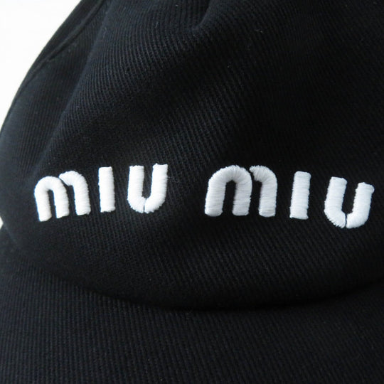 MIUMIU cap 5HC179 cotton black M
