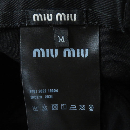 MIUMIU cap 5HC179 cotton black M