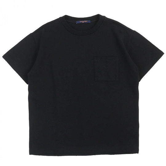LOUIS VUITTON Short sleeve T-shirt cotton black XS