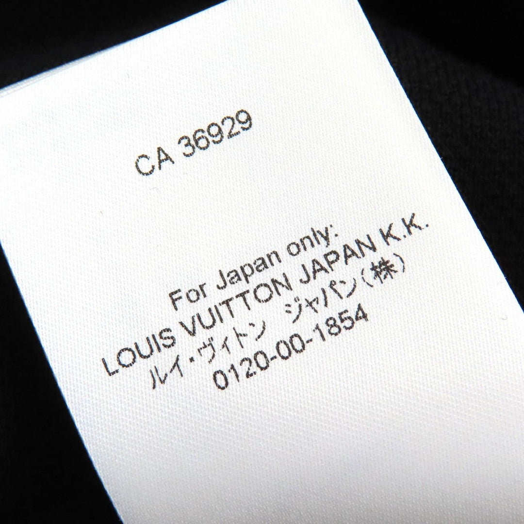 LOUIS VUITTON Short sleeve T-shirt cotton black XS