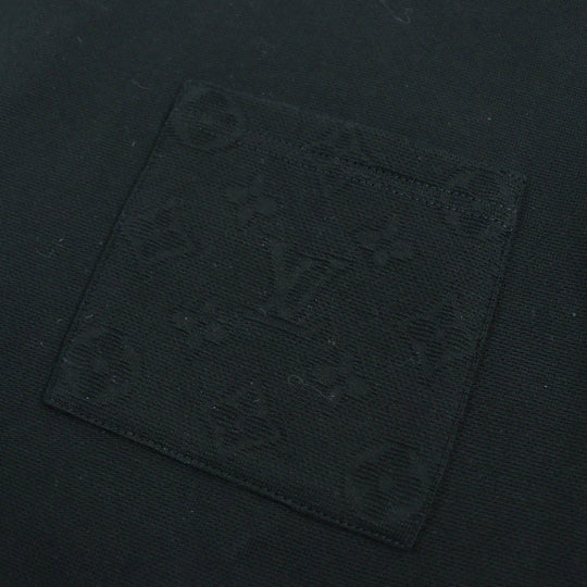 LOUIS VUITTON Short sleeve T-shirt cotton black XS