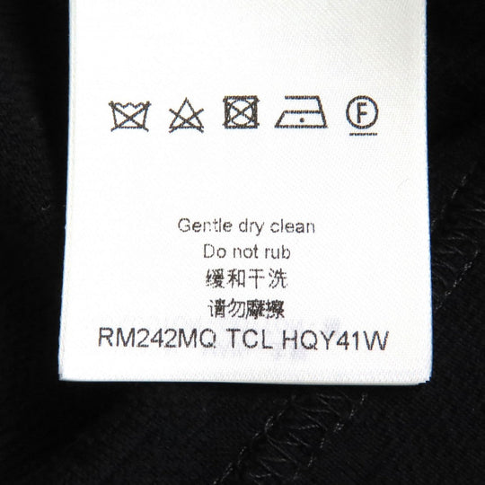 LOUIS VUITTON Short sleeve T-shirt cotton black XS