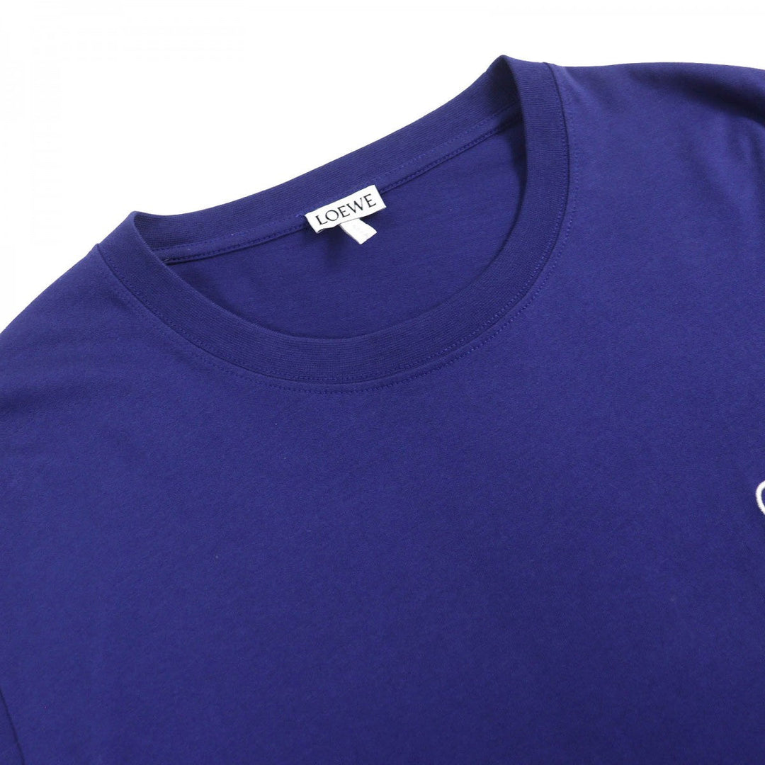 LOEWE Short sleeve T-shirt H526Y22X75 Outer: 100% cotton, some parts: 100% polyester, some parts: 99% cotton, some parts: 1% elastane Navy blue mens Used Authentic