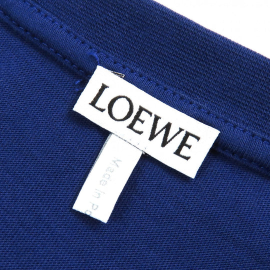 LOEWE Short sleeve T-shirt H526Y22X75 Outer: 100% cotton, some parts: 100% polyester, some parts: 99% cotton, some parts: 1% elastane Navy blue mens Used Authentic