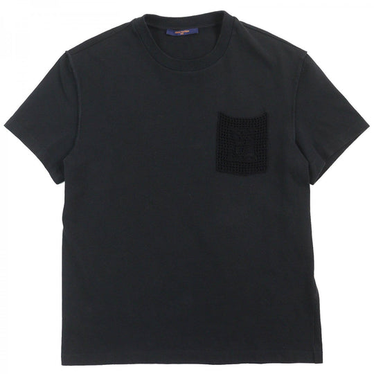 LOUIS VUITTON Short sleeve T-shirt cotton black M