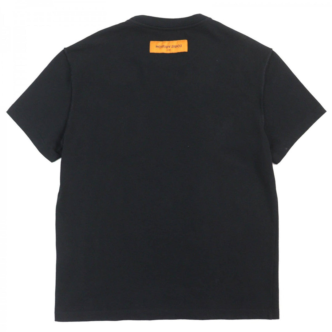 LOUIS VUITTON Short sleeve T-shirt cotton black M