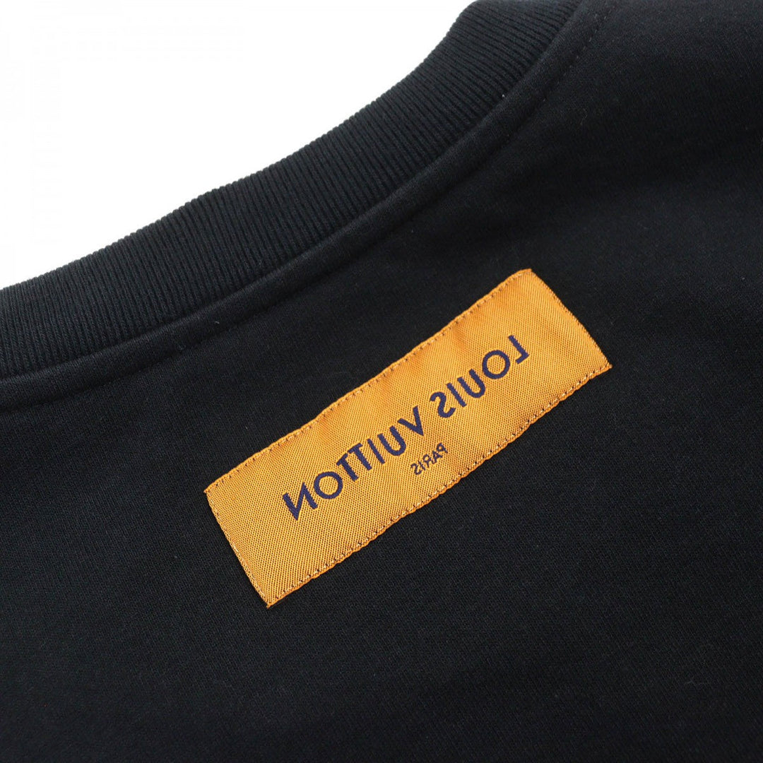 LOUIS VUITTON Short sleeve T-shirt cotton black M