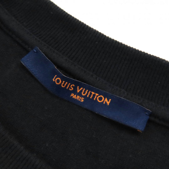 LOUIS VUITTON Short sleeve T-shirt cotton black M