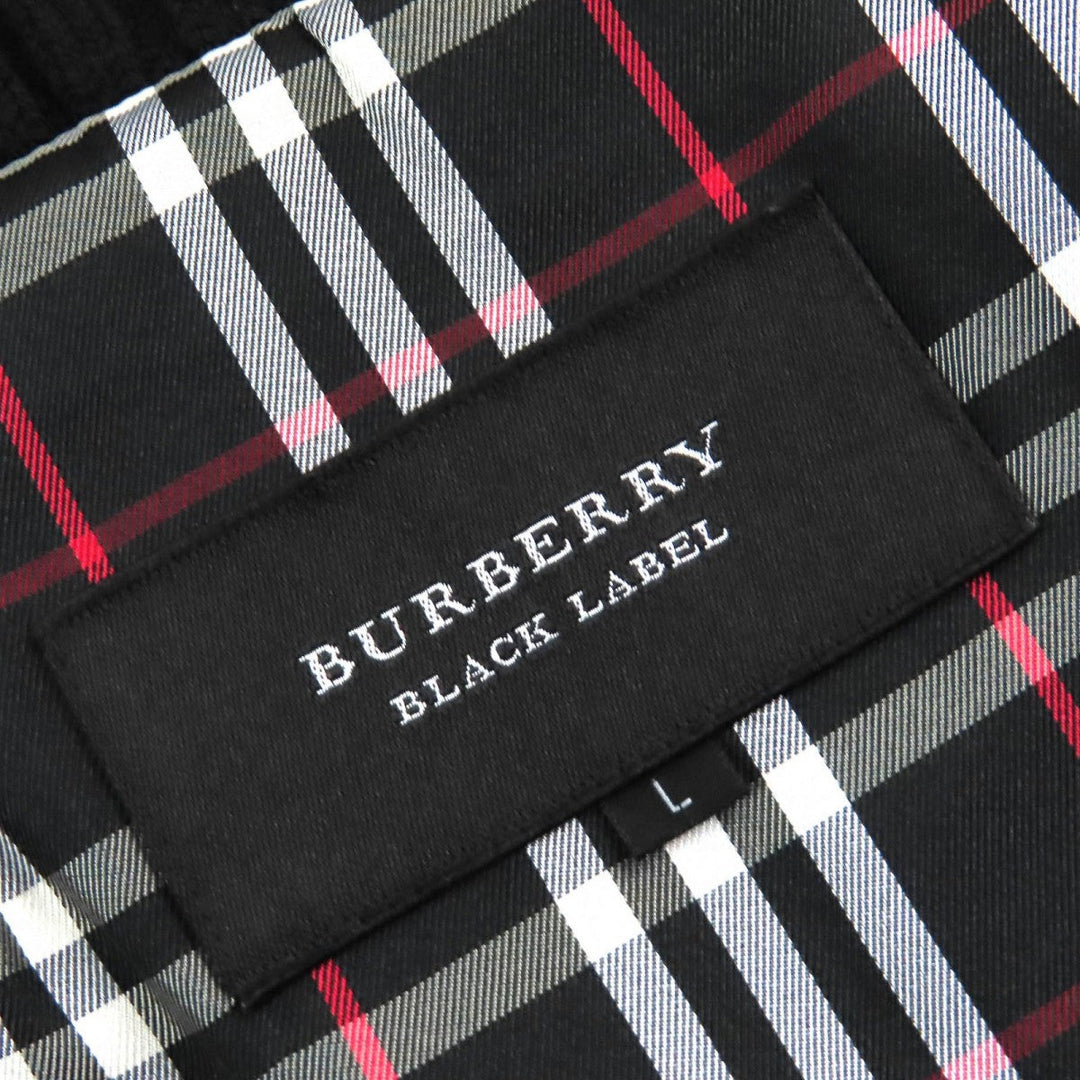 BURBERRY BLACK LABEL coat Outer: 100% polyester, Part: 100% wool, Filling: 100% polyester, Lining: Polyester, Lining: Cupra black mens L Used Authentic