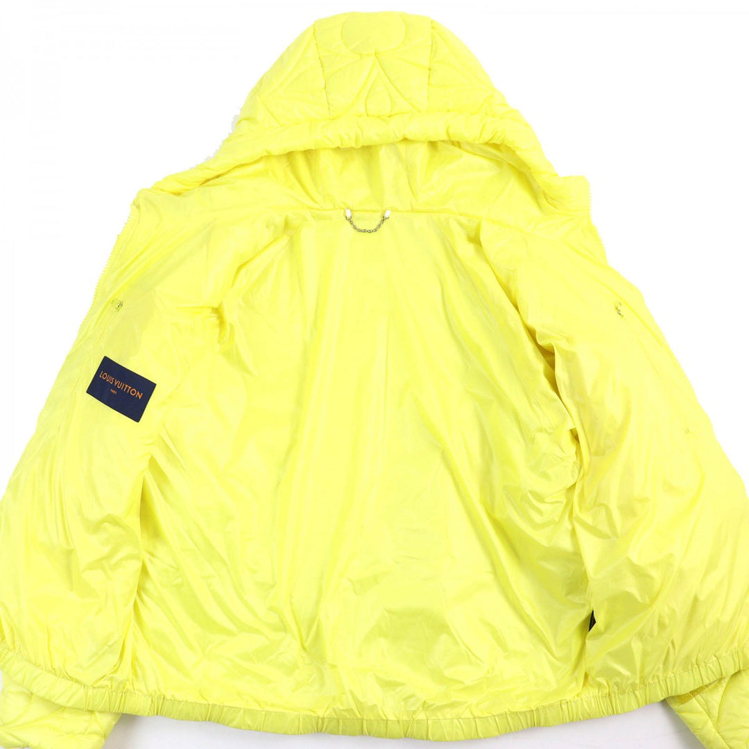 LOUIS VUITTON Blouson HMB47W Outer: 100% polyester, Lining: 100% cotton, Filling: 100% polyester yellow mens 50 Used Authentic
