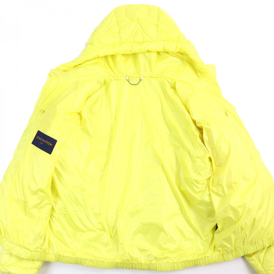 LOUIS VUITTON Blouson HMB47W Outer: 100% polyester, Lining: 100% cotton, Filling: 100% polyester yellow mens 50 Used Authentic