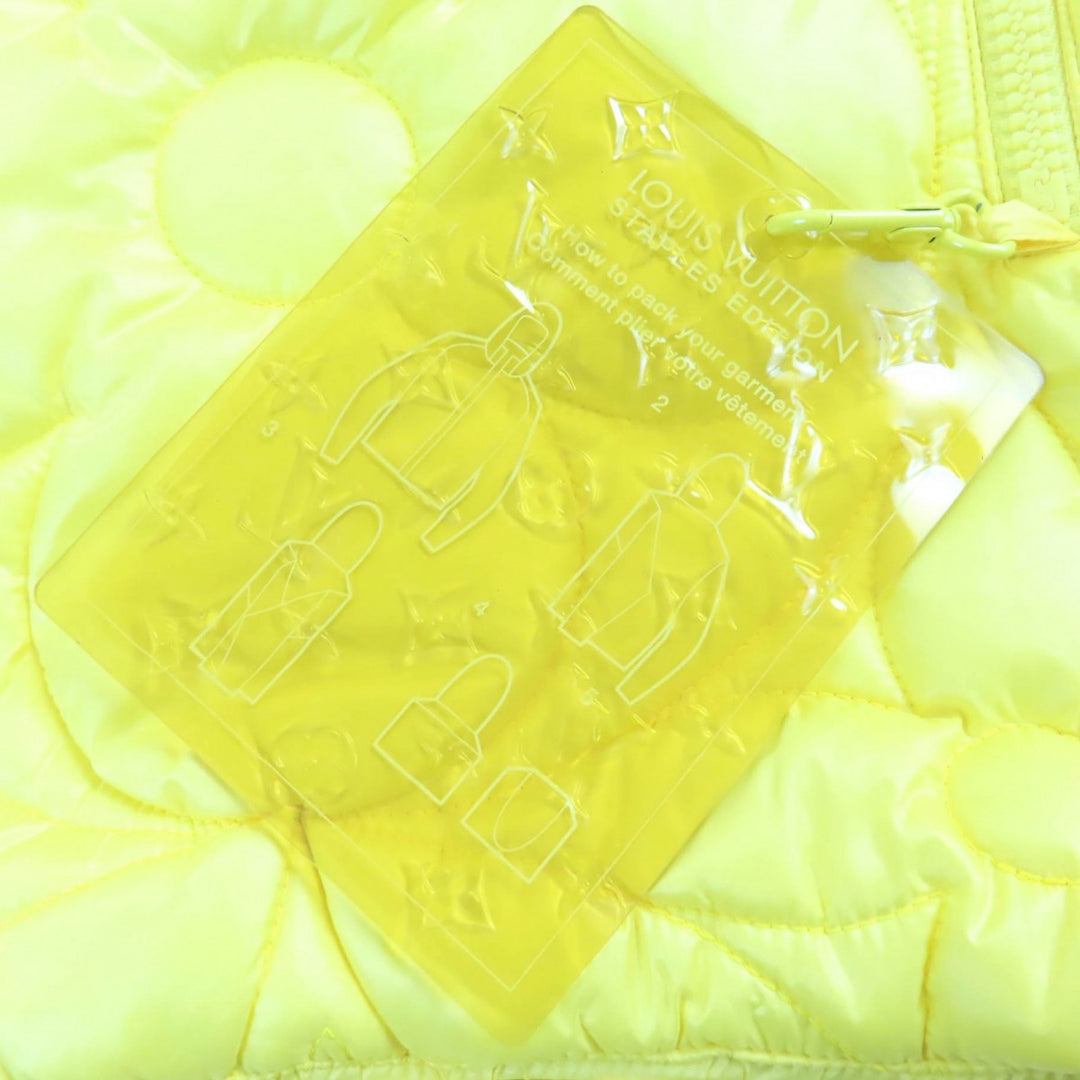 LOUIS VUITTON Blouson HMB47W Outer: 100% polyester, Lining: 100% cotton, Filling: 100% polyester yellow mens 50 Used Authentic
