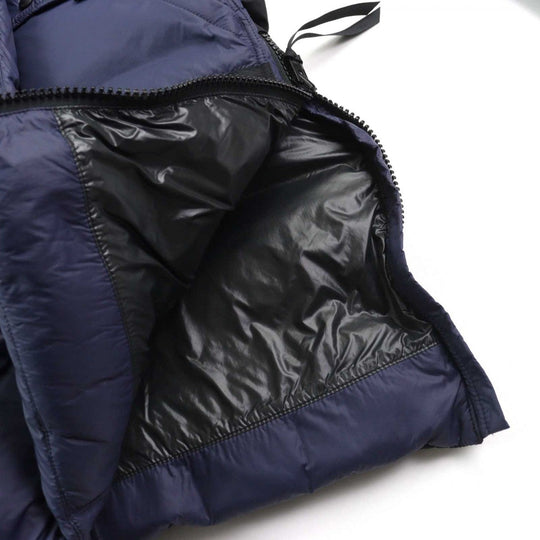 CANADA GOOSE down coat 2608MB Outer: 100% nylon, Lining: 100% nylon, Part: 96% acrylic, Part: 4% polyurethane, Filling: 90% down Navy black WARWICK PARKA mens S Used Authentic