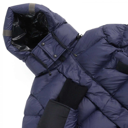CANADA GOOSE down coat 2608MB Outer: 100% nylon, Lining: 100% nylon, Part: 96% acrylic, Part: 4% polyurethane, Filling: 90% down Navy black WARWICK PARKA mens S Used Authentic