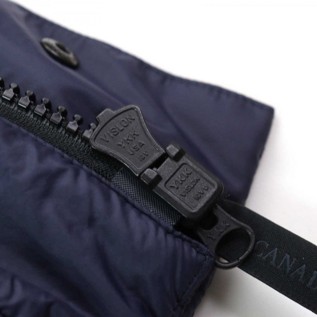 CANADA GOOSE down coat 2608MB Outer: 100% nylon, Lining: 100% nylon, Part: 96% acrylic, Part: 4% polyurethane, Filling: 90% down Navy black WARWICK PARKA mens S Used Authentic