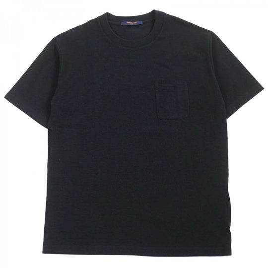 LOUIS VUITTON Short sleeve T-shirt HJY40W Main: 100% cotton black mens L Used Authentic