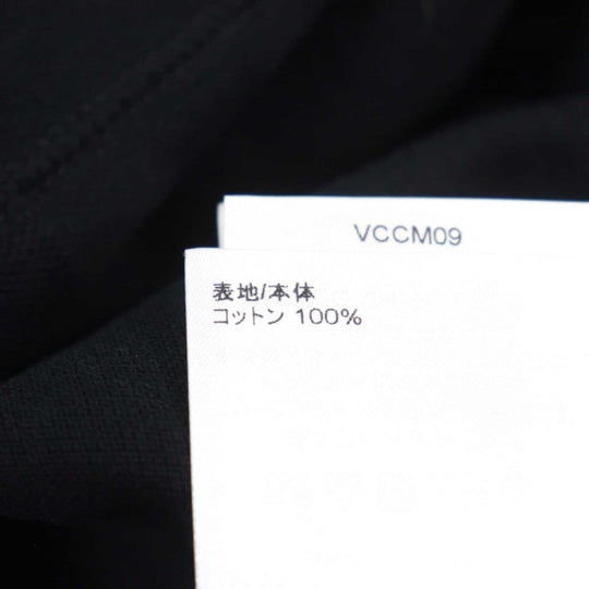 LOUIS VUITTON Short sleeve T-shirt HJY40W Main: 100% cotton black mens L Used Authentic