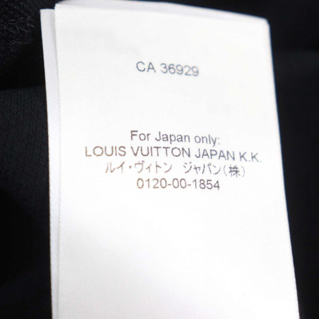 LOUIS VUITTON Short sleeve T-shirt HJY40W Main: 100% cotton black mens L Used Authentic