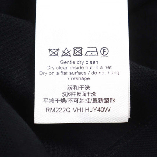 LOUIS VUITTON Short sleeve T-shirt HJY40W Main: 100% cotton black mens L Used Authentic